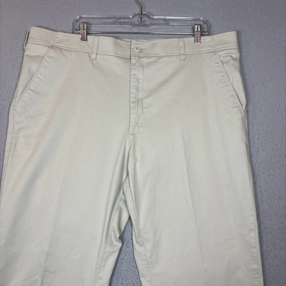 Lee Extreme Comfort Men's Straight Fit Stretch Twill Pants Beige 42X32